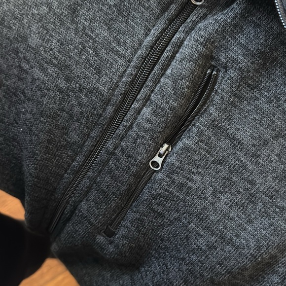 Dark gray warm comfortable vest - Picture 4 of 6